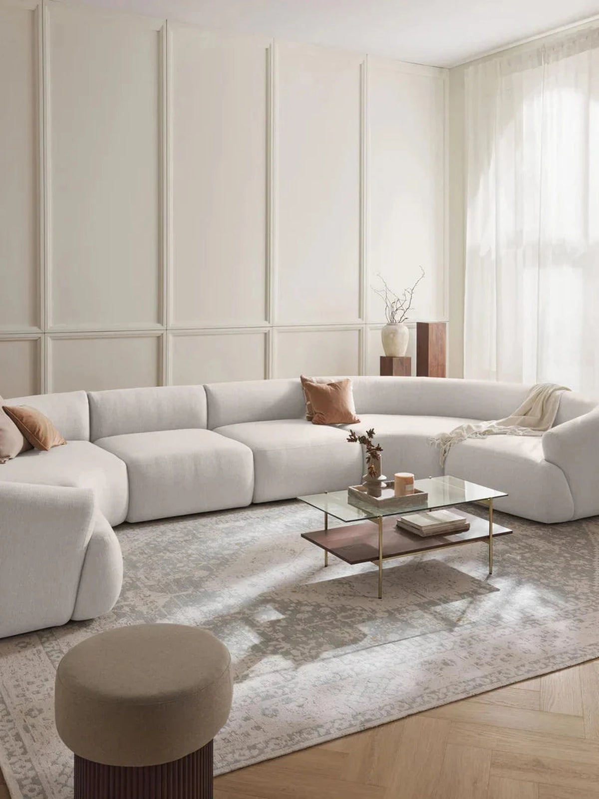 Aurora Modular Double Corner U shaped sofa