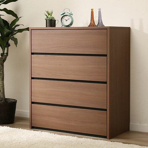 Orion Walnut 4-Drawer Chest
