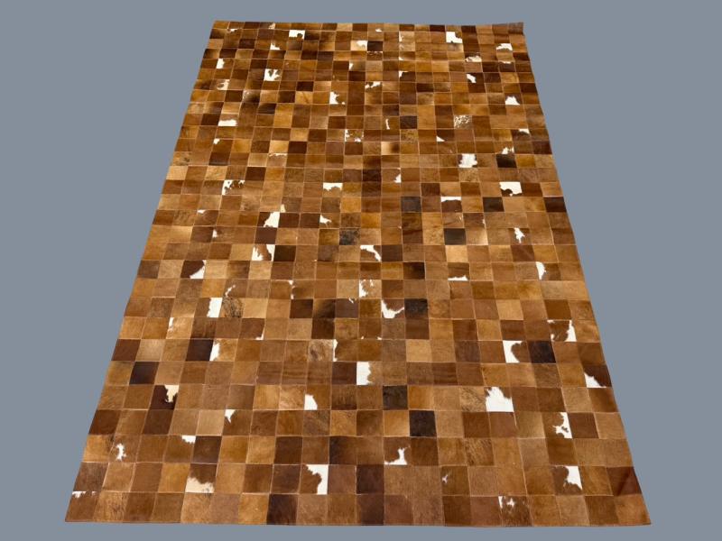 Brown and White Mat