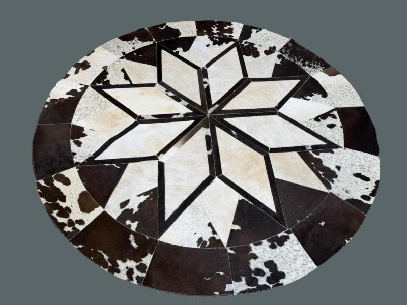 Brown and White Mat