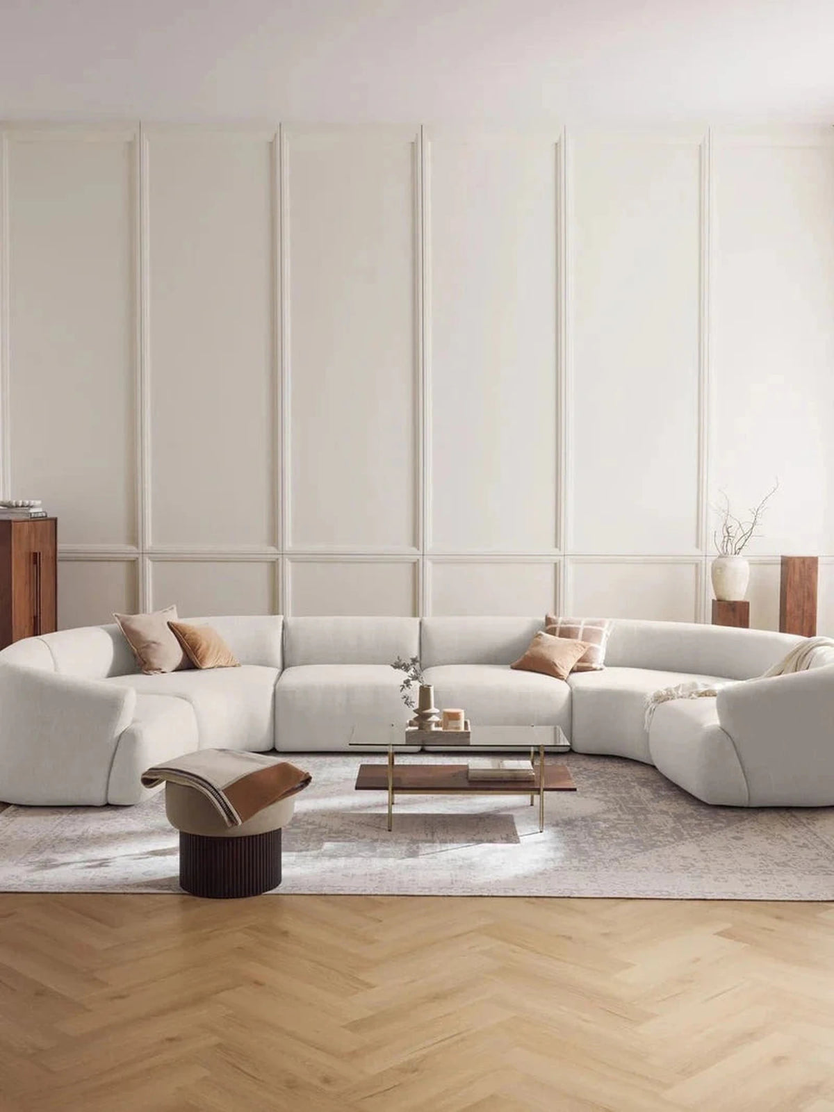Aurora Modular Double Corner U shaped sofa