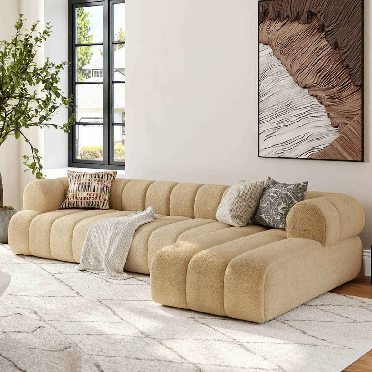 Lebo L shape Couch
