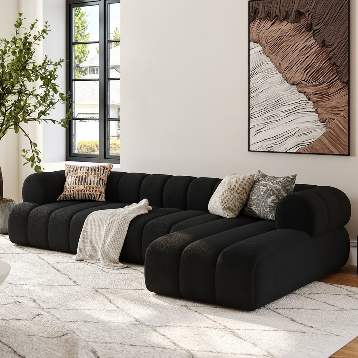 Lebo L shape Couch