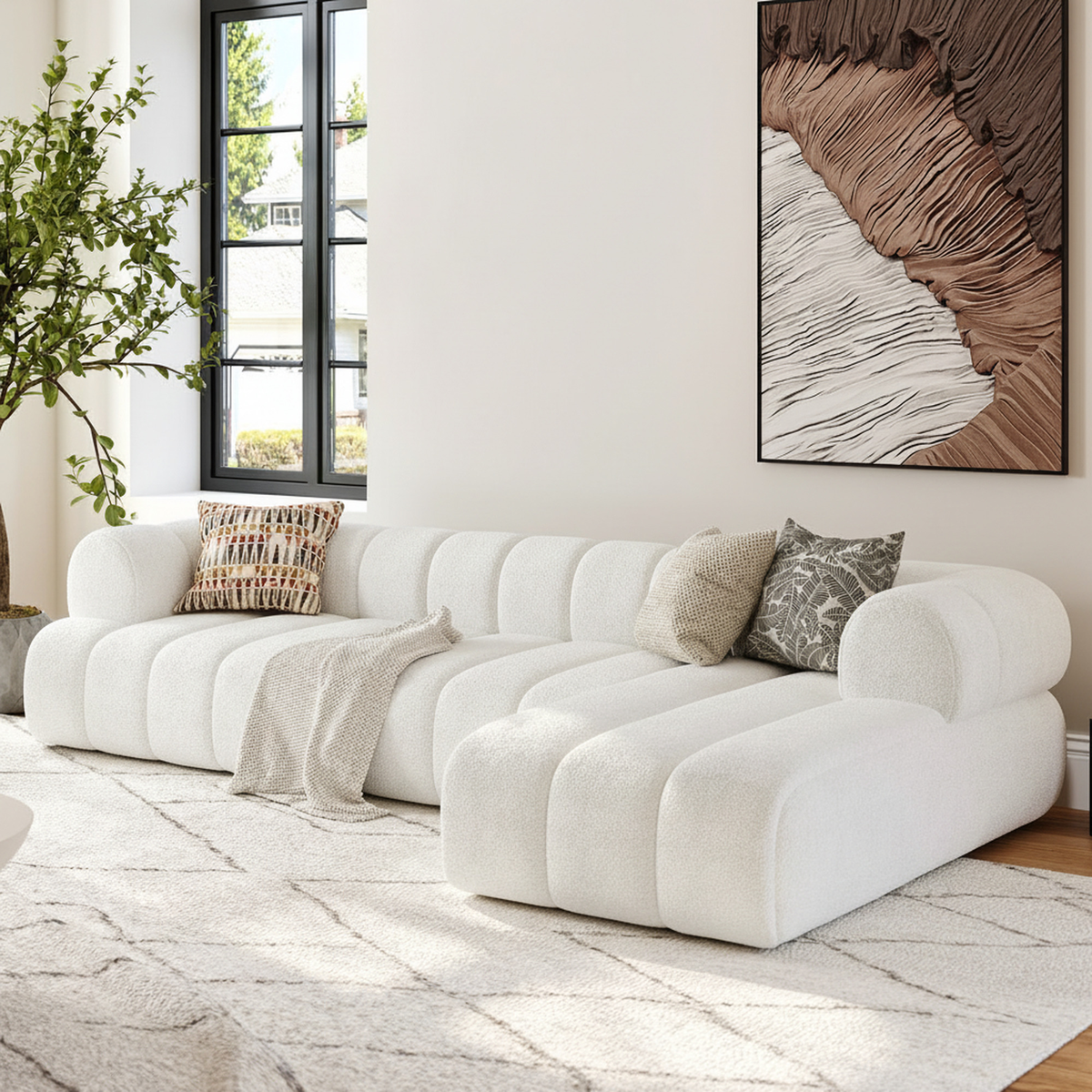 Lebo L shape Couch