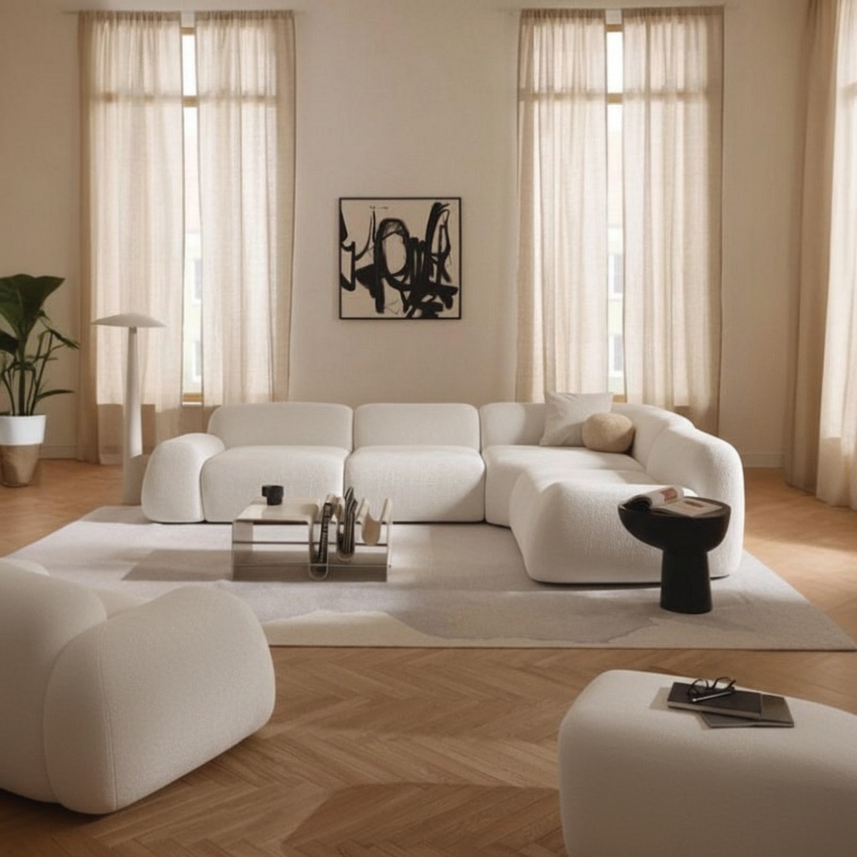 Phoenix L shape Sofa description