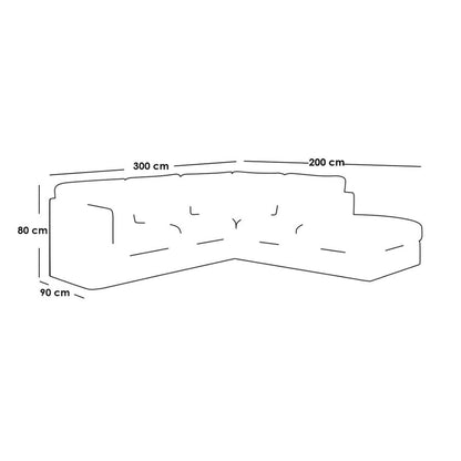Ember L shape Sofa