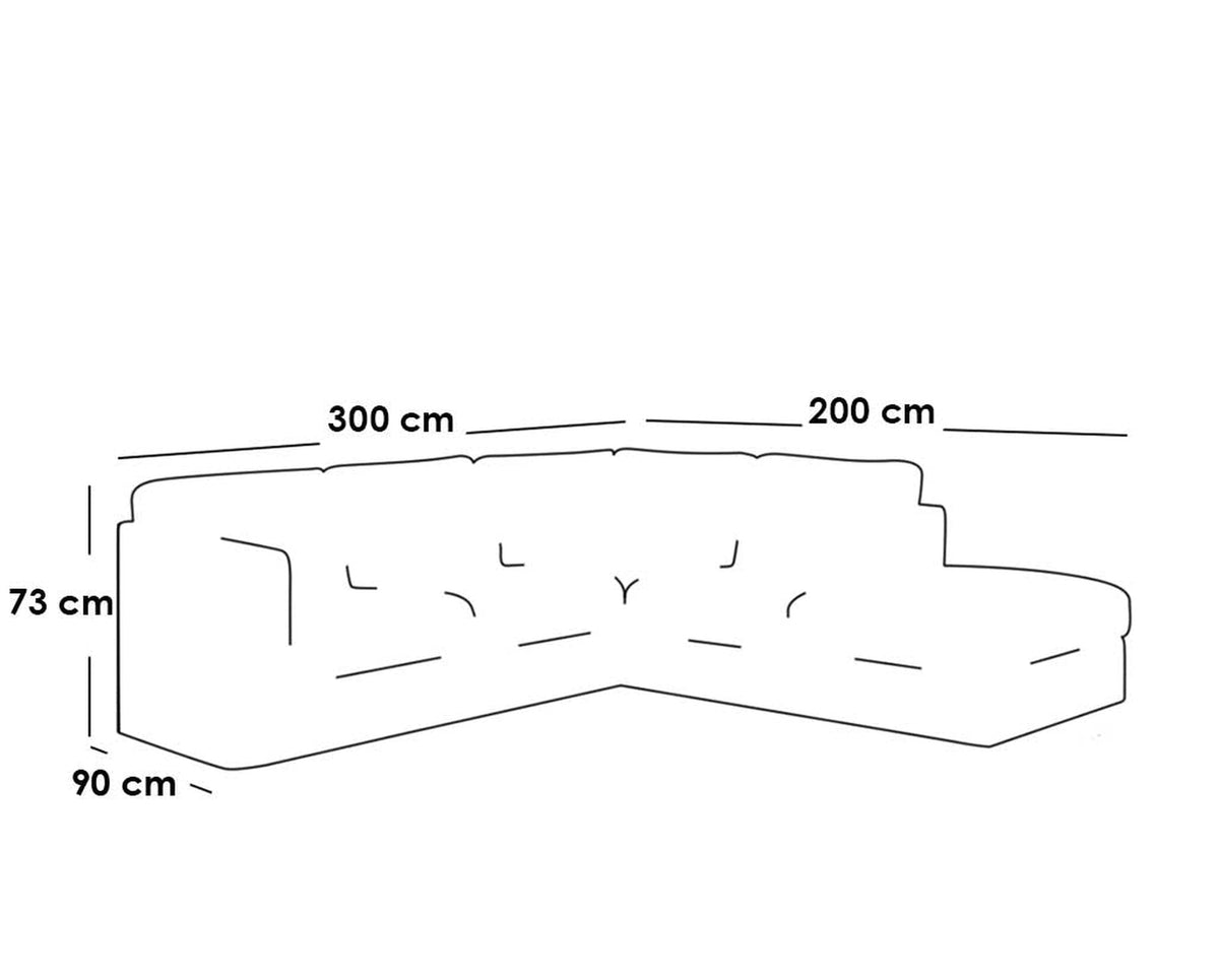 Celeste L Shape Couch