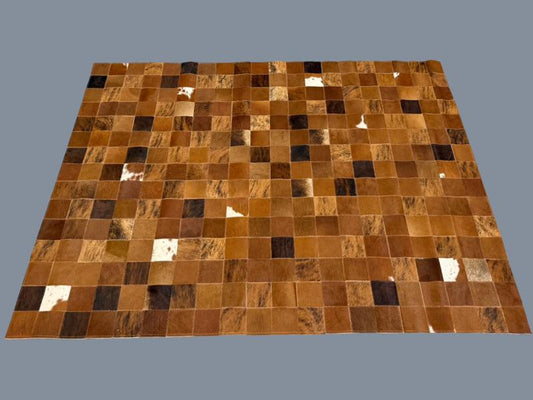 Brown and White Mat