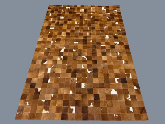Brown and White Mat