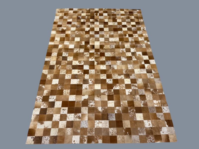 Brown and White Speckled Mat