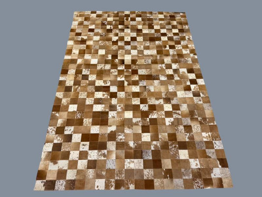 Brown and White Speckled Mat