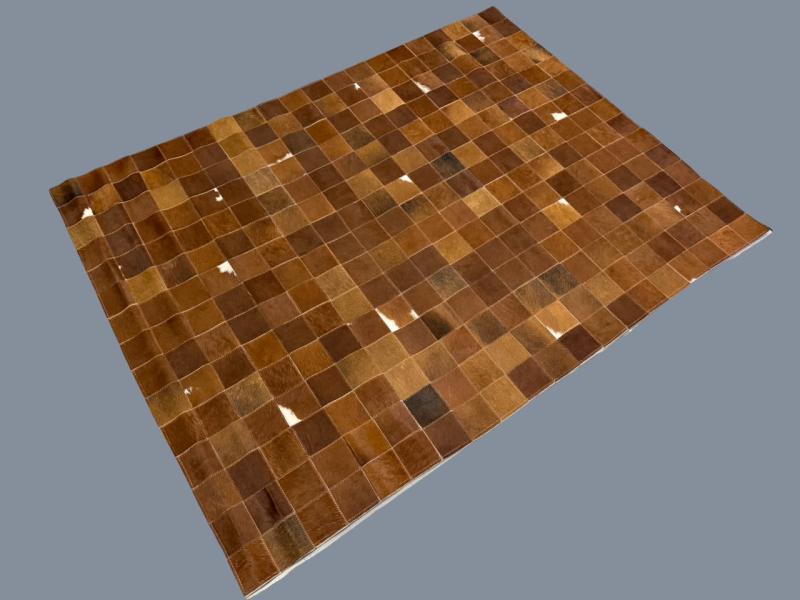 Brown and White Mat