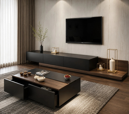 Cloudi Set of TV Unit and Coffee Table