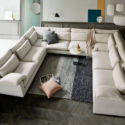 Cortney U Shape Sofa + 3 Free Cushions