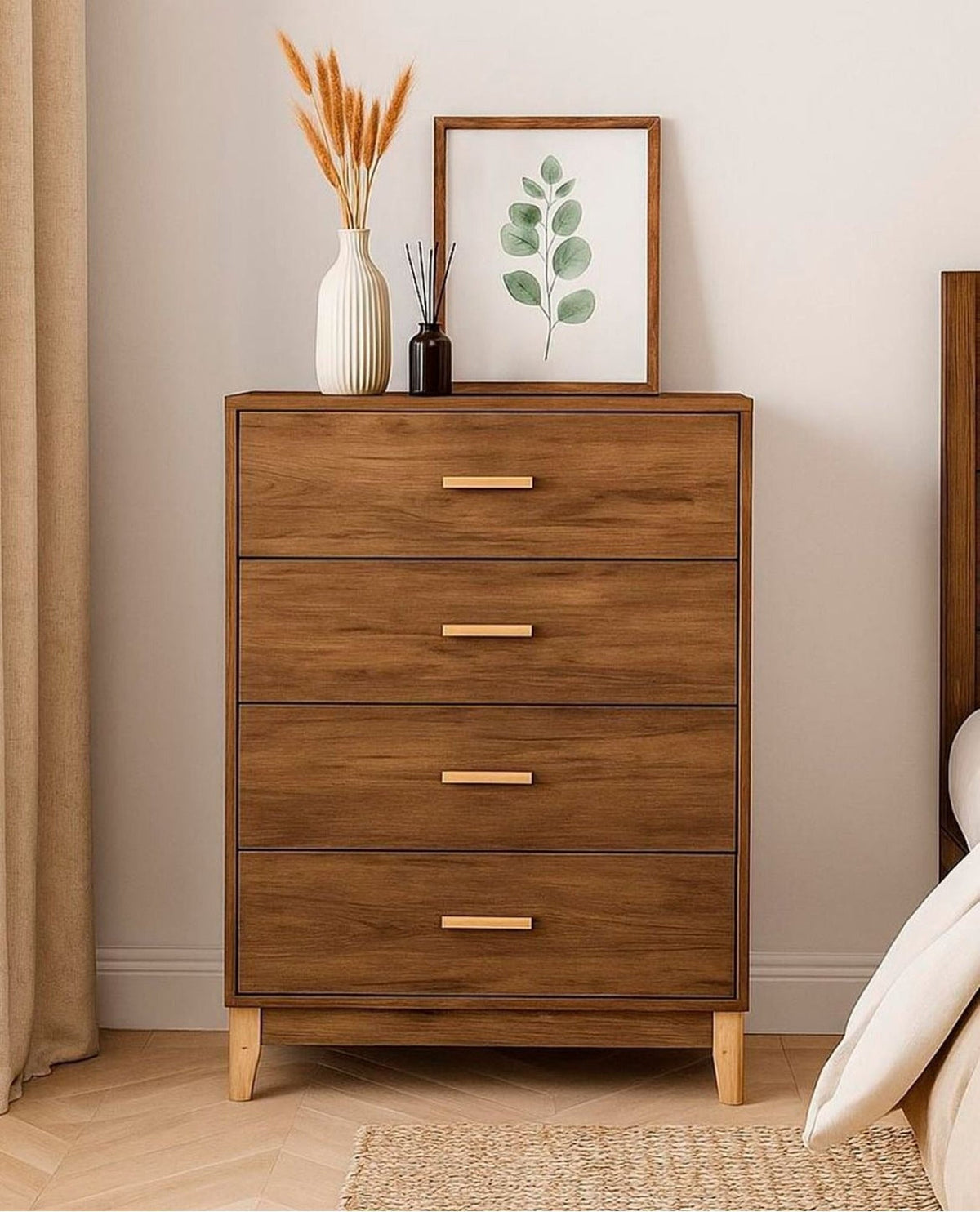Nordic Haven 4-Drawer Chest