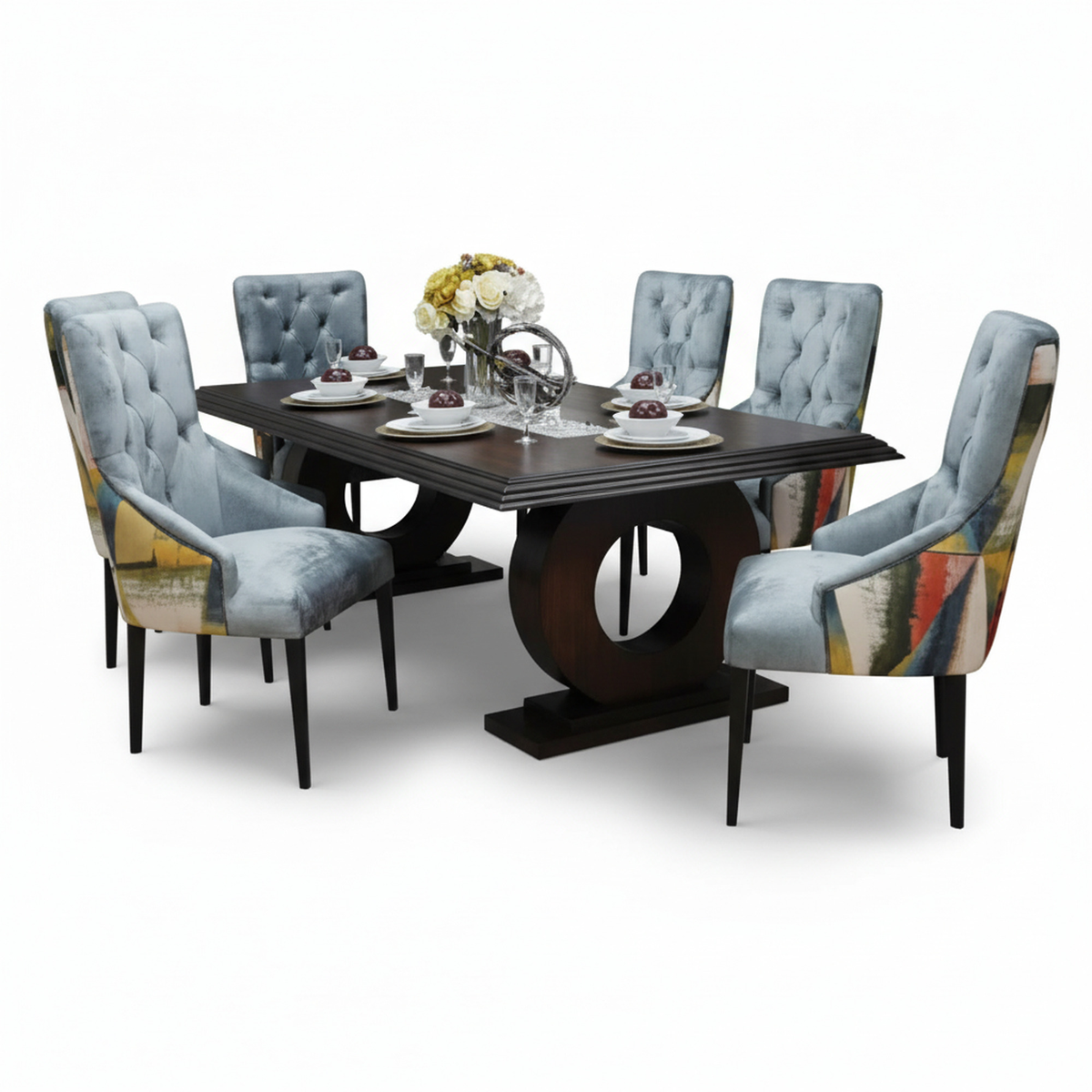 Dining table with 6 chairs – Locally made