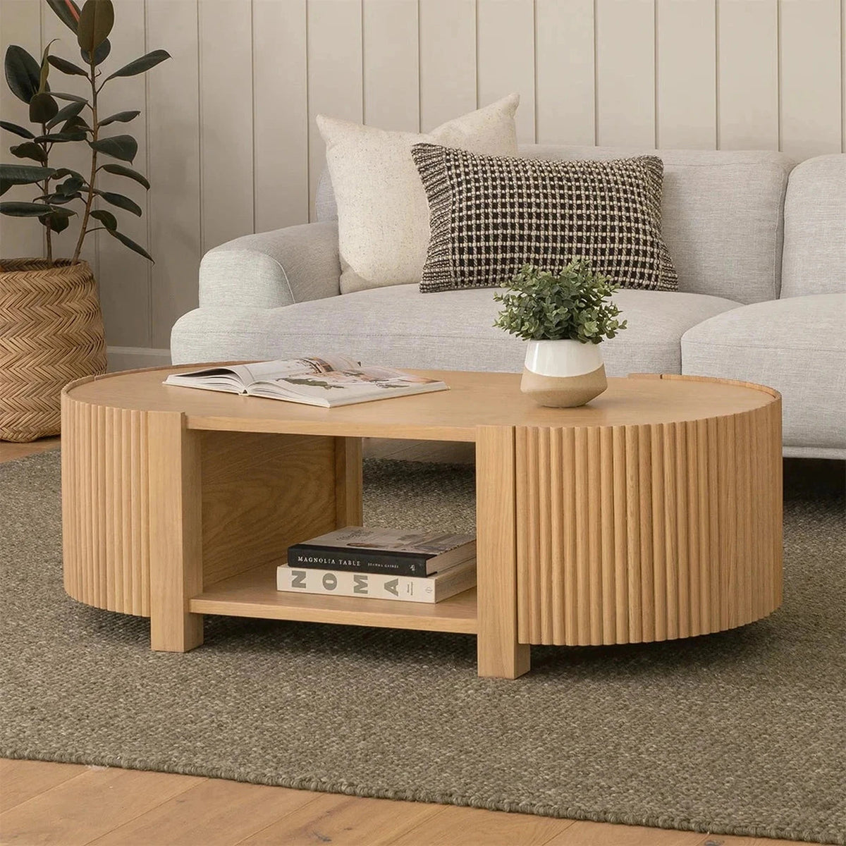 Fortra Oval Coffee Table