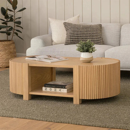 Fortra Oval Coffee Table