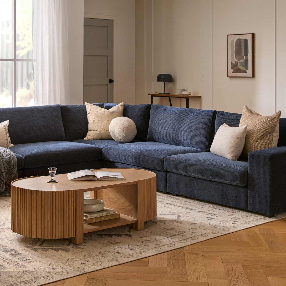 Fortra Oval Coffee Table