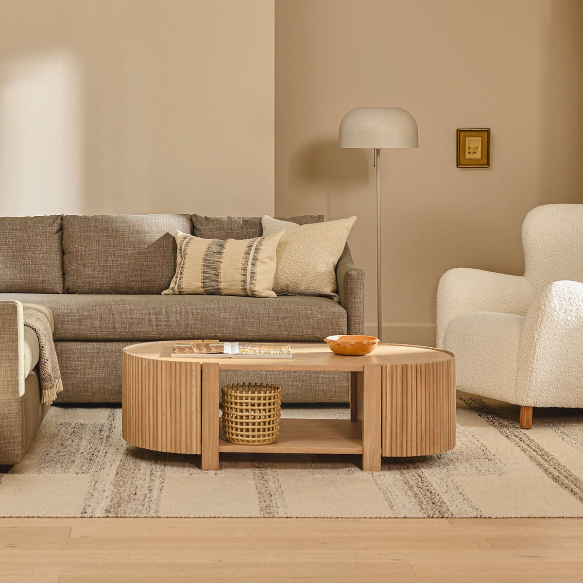 Fortra Oval Coffee Table