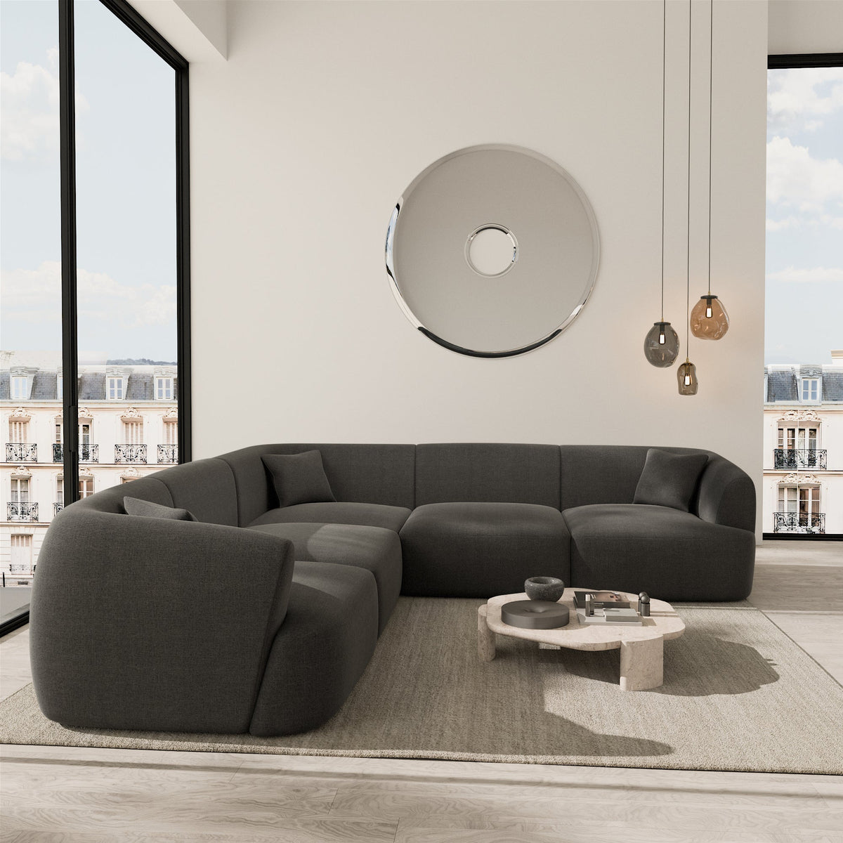 Madeleine L Shape Sofa