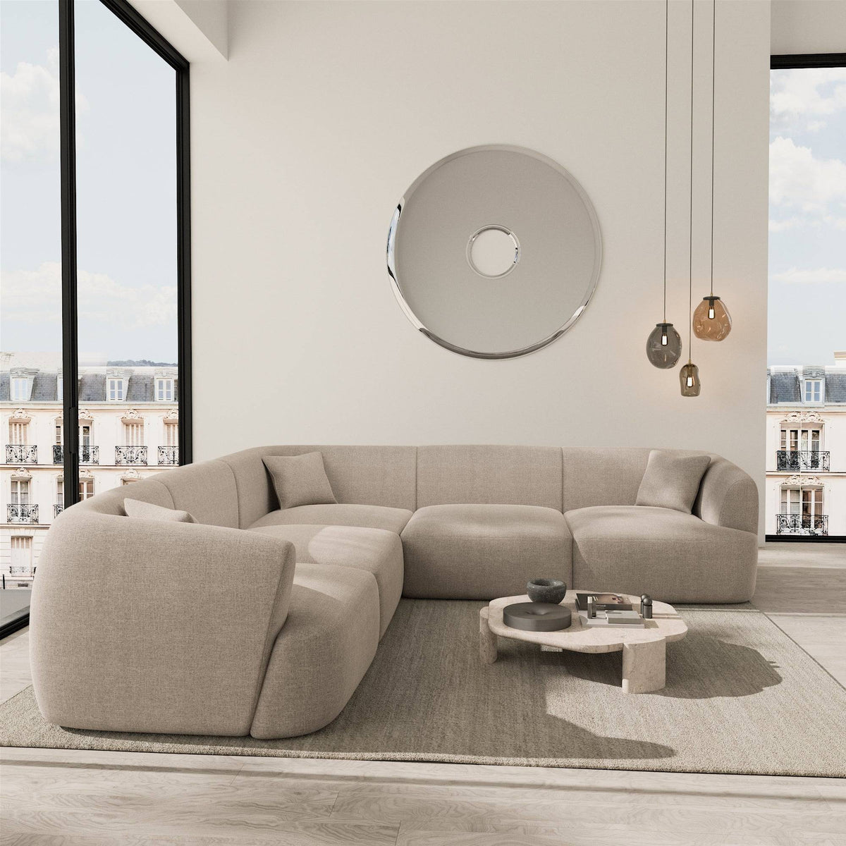 Madeleine L Shape Sofa