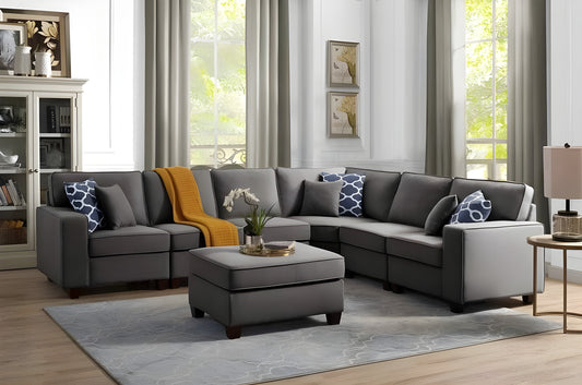 Marshall L Shape Sofa + Ottoman