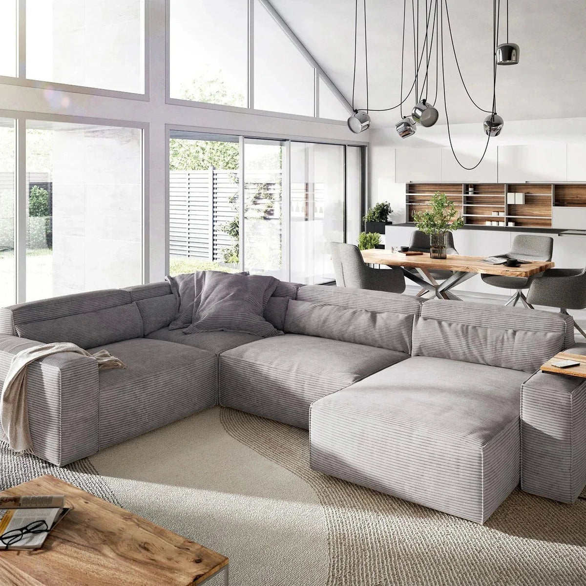 Naomi Sofa U Shape-DSGF186