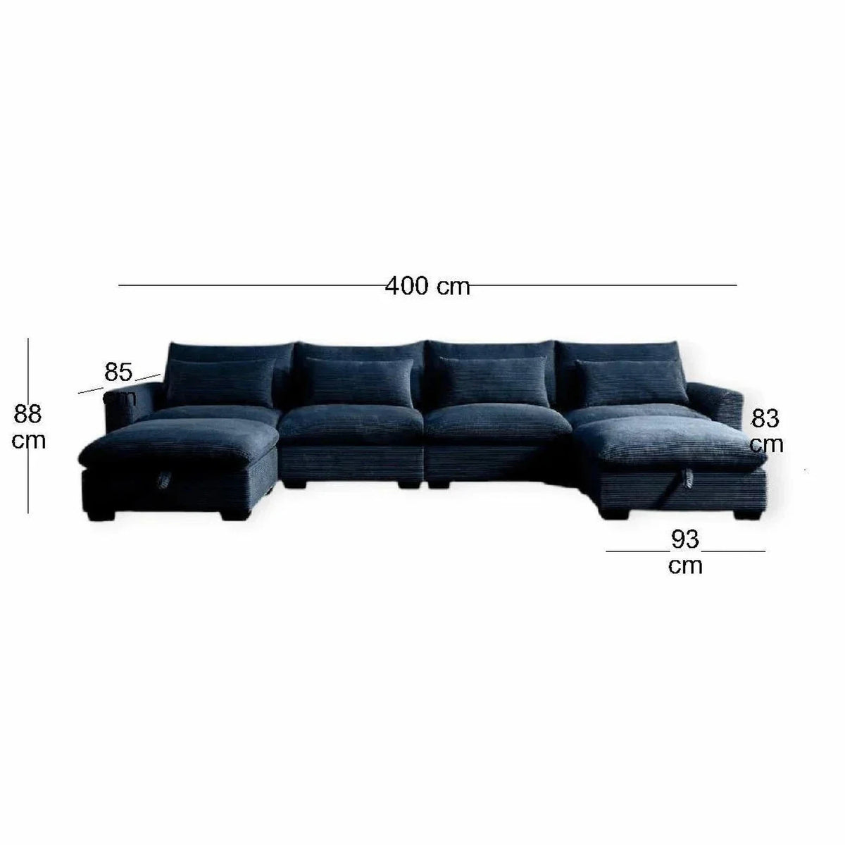 Natile Sofa U Shape-DSGF253
