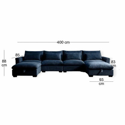 Natile Sofa U Shape-DSGF253