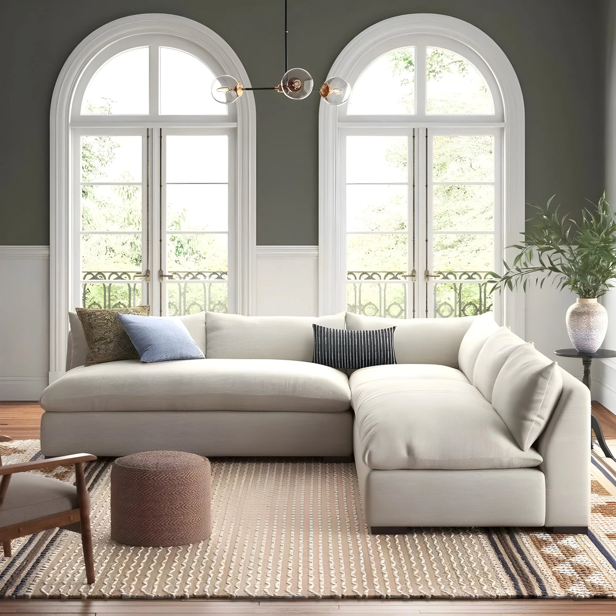 Patricia L Shape Sofa