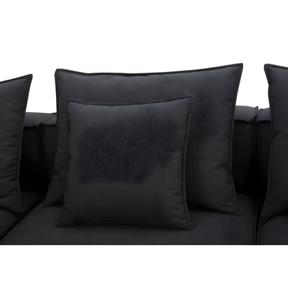 Pauline L Shape Sofa + 3 Free Cushions