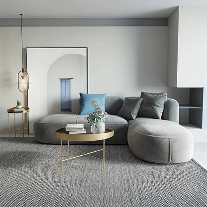 Triston L Shape Sofa + 3 Free Cushions
